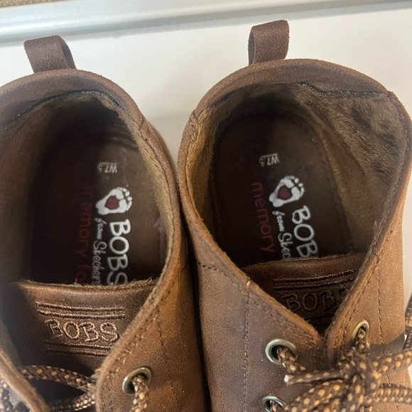 Bobs By Skechers Chukka Boots Woman’s Size W 7.5 Brown - Picture 6 of 9